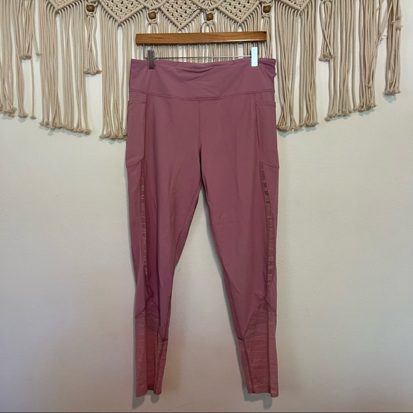 Victoria’s Secret | pink sport total knockout lace side leggings size XL - Picture 4 of 11
